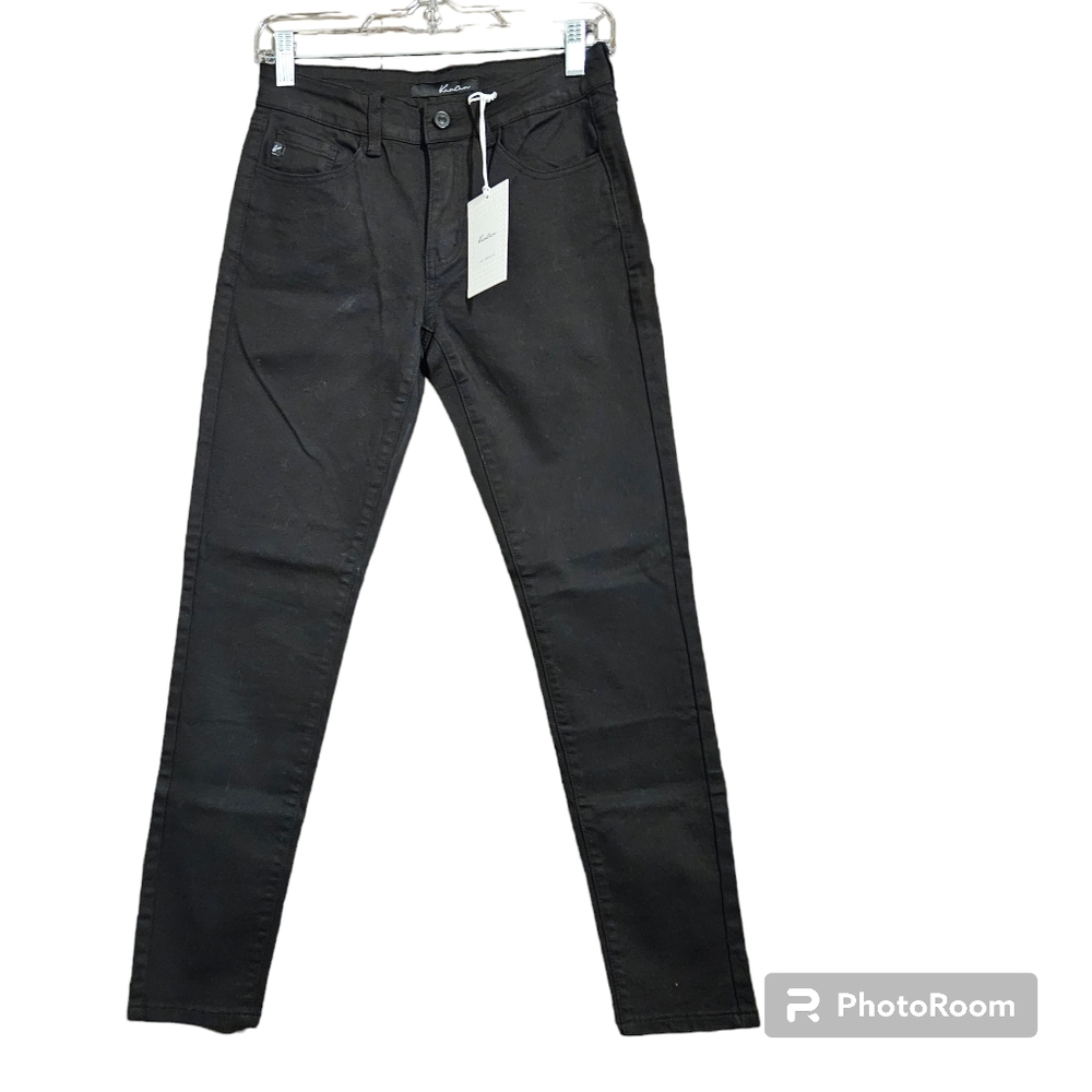 Kan CAN Black Skinny Jeans Size 7 NWT